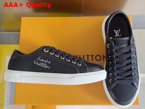 LV Lagoon Sneaker in Black Canvas 1AIDXN Replica