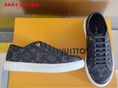 LV Lagoon Sneaker in Black Canvas Replica