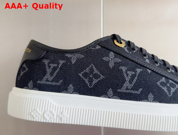 LV Lagoon Sneaker in Black Canvas Replica