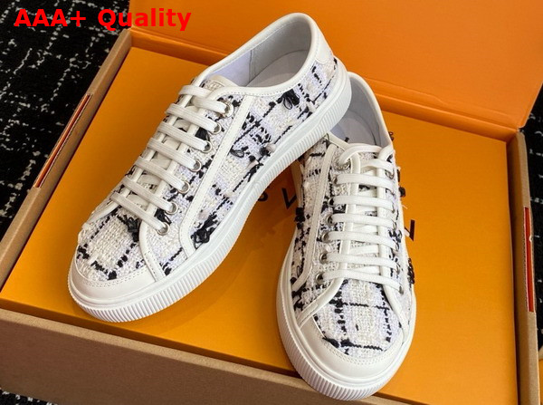 LV Lagoon Sneaker in Black Tweed 1AHOSL Replica