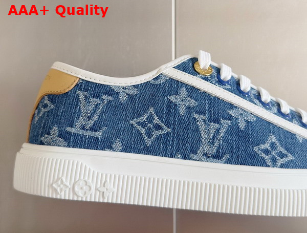 LV Lagoon Sneaker in Blue Monogram Denim 1AGYG4 Replica