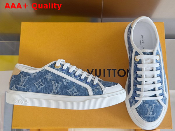 LV Lagoon Sneaker in Blue Monogram Denim 1AGYG4 Replica
