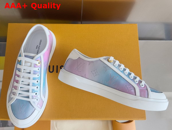 LV Lagoon Sneaker in Iridescent Monogram Textile Replica