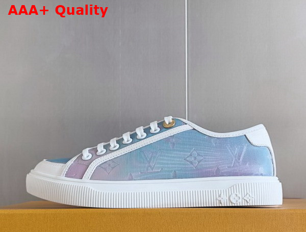LV Lagoon Sneaker in Iridescent Monogram Textile Replica