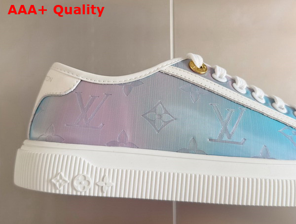 LV Lagoon Sneaker in Iridescent Monogram Textile Replica