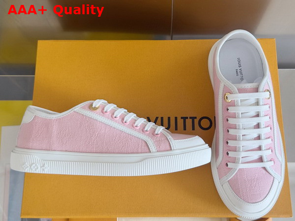 LV Lagoon Sneaker in Rose Monogram Denim 1AGYFO Replica