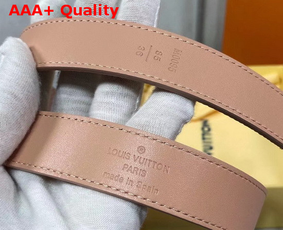 LV Malletier 25mm Belt Rose Ballerine Pink Epi Leather Strap M0095U Replica