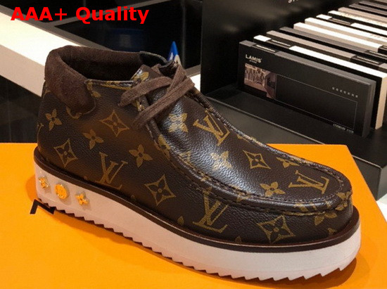 LV Mods Ankle Boot in Monogram Canvas 1A81E8 Replica