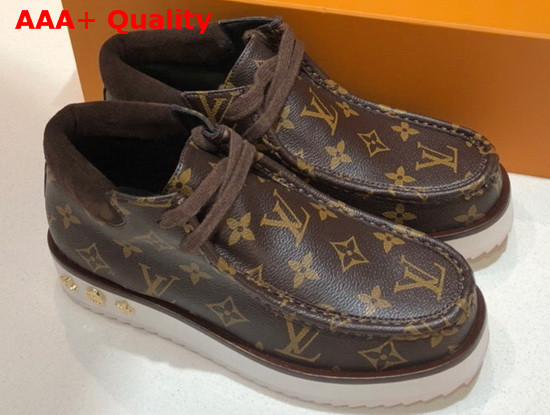 LV Mods Ankle Boot in Monogram Canvas 1A81E8 Replica