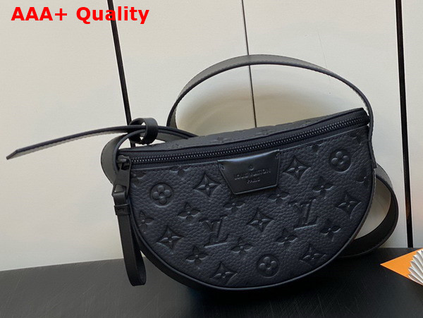 LV Moon Crossbody Bag in Black Embossed Taurillon Monogram Cowhide Leather Replica