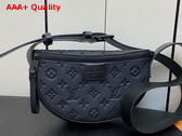 LV Moon Crossbody Bag in Black Embossed Taurillon Monogram Cowhide Leather Replica