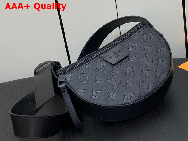 LV Moon Crossbody Bag in Black Embossed Taurillon Monogram Cowhide Leather Replica