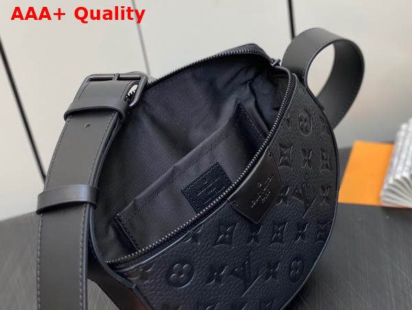 LV Moon Crossbody Bag in Black Embossed Taurillon Monogram Cowhide Leather Replica