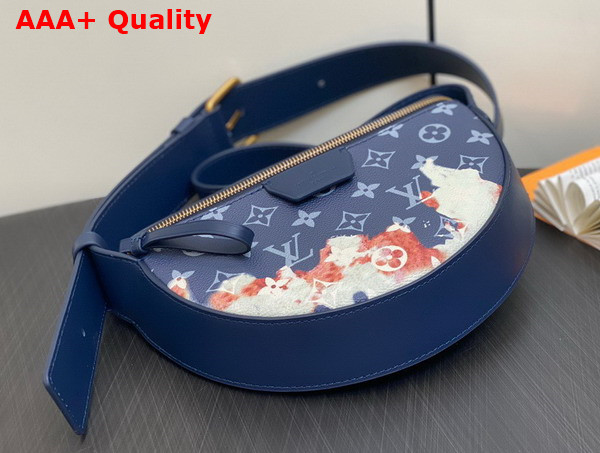 LV Moon Crossbody Bag in Monogram Bleach Coated Canvas Replica
