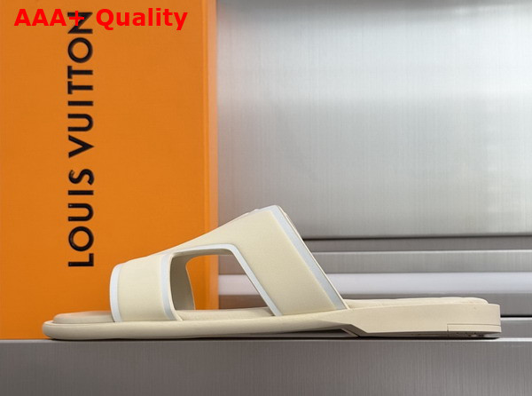 LV Oasis Mule in Beige Grained Calf Leather 1AIZOZ Replica