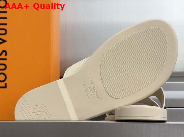 LV Oasis Mule in Beige Grained Calf Leather 1AIZOZ Replica