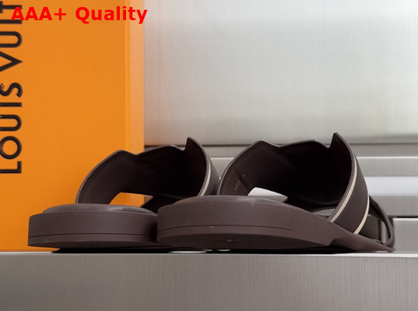 LV Oasis Mule in Brown Grained Calf Leather 1AIZPF Replica