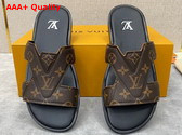 LV Oasis Mule in Monogram Grained Calf Leather Replica