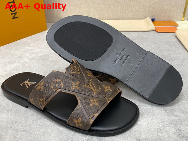 LV Oasis Mule in Monogram Grained Calf Leather Replica