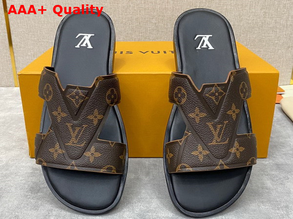 LV Oasis Mule in Monogram Grained Calf Leather Replica