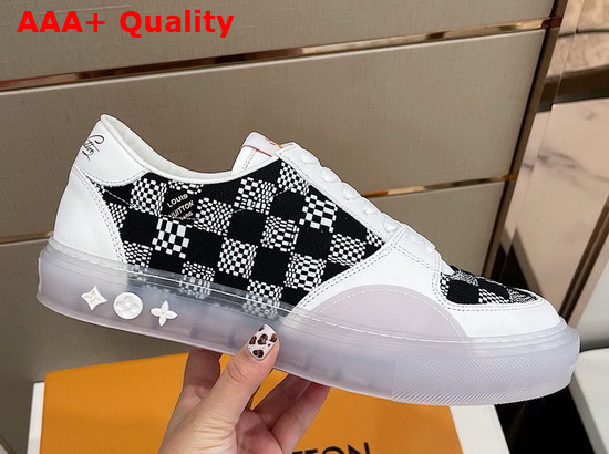 LV Ollie Sneaker Black and White Version of Damier Canvas 1A8Q2K Replica