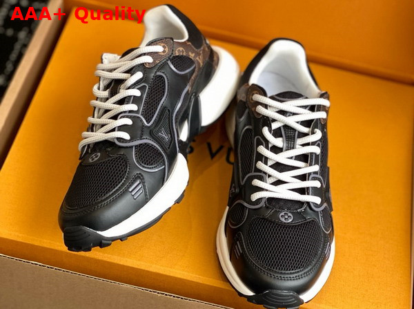 LV Olympia Sneaker Noir Mix of Materials 1AHOFD Replica