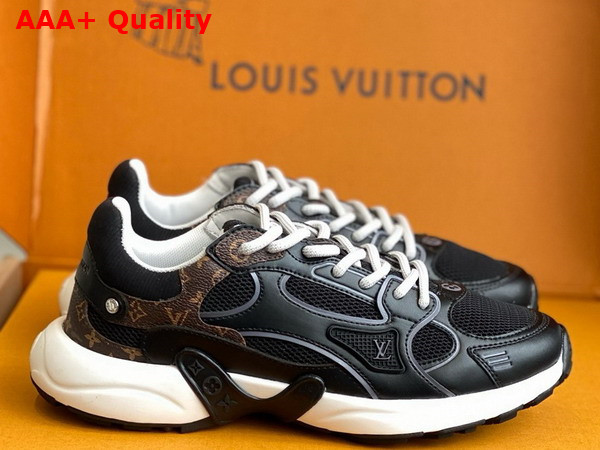 LV Olympia Sneaker Noir Mix of Materials 1AHOFD Replica