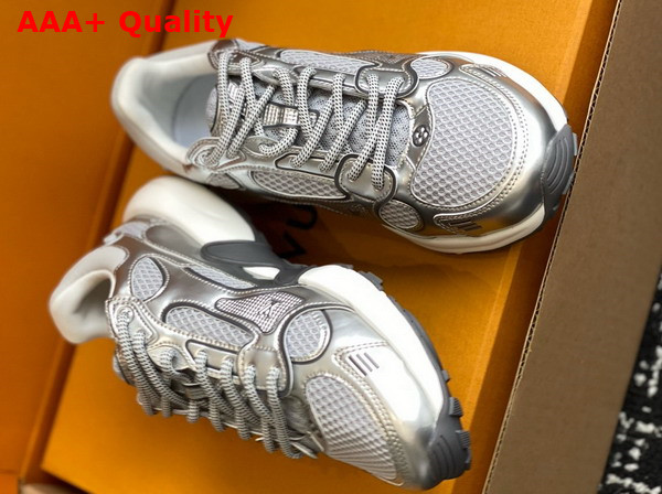 LV Olympia Sneaker Silver Mix of Materials 1AHOI1 Replica