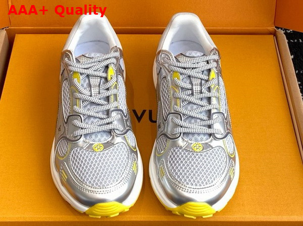 LV Olympia Sneaker Silver and Yellow Mix of Materials 1AHOVW Replica