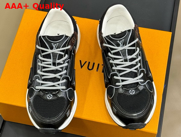 LV Olympia Sneaker in Black Mix of Materials 1AHOFD Replica