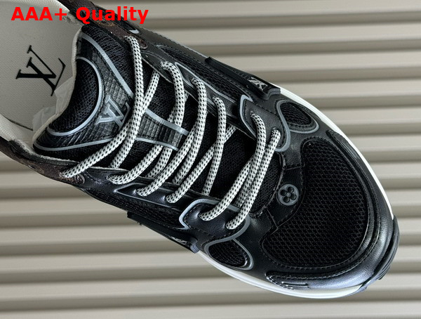 LV Olympia Sneaker in Black Mix of Materials 1AHOFD Replica