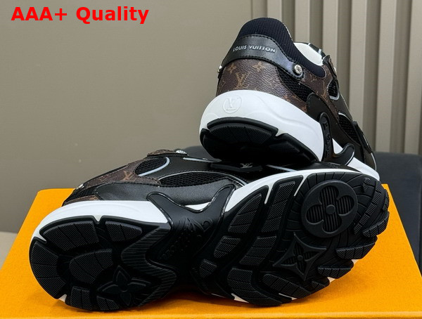 LV Olympia Sneaker in Black Mix of Materials 1AHOFD Replica