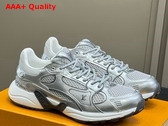 LV Olympia Sneaker in Silver Mix of Materials 1AHOI1 Replica