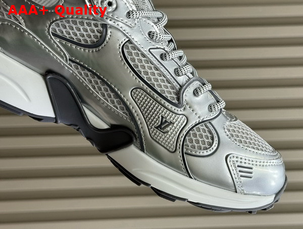LV Olympia Sneaker in Silver Mix of Materials 1AHOI1 Replica