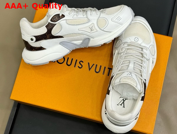 LV Olympia Sneaker in White Mix of Materials 1AHOEX Replica