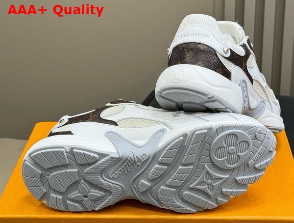 LV Olympia Sneaker in White Mix of Materials 1AHOEX Replica