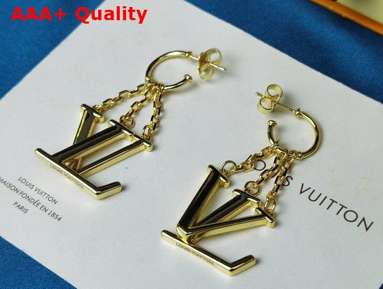 LV Optic Earrings Gold Color Hardware M00612 Replica