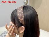 LV Outline Headband in Monogram Coated Canvas M94557 Replica