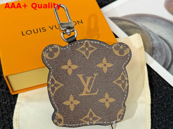 LV Panda Bag Charm in White Monogram Coated Canvas M03397 Replica