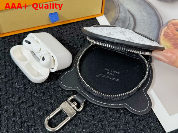 LV Panda Bag Charm in White Monogram Coated Canvas M03397 Replica
