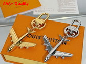 LV Plane Key Holder and Bag Charm in Gold Toned Metal M02542 Replica