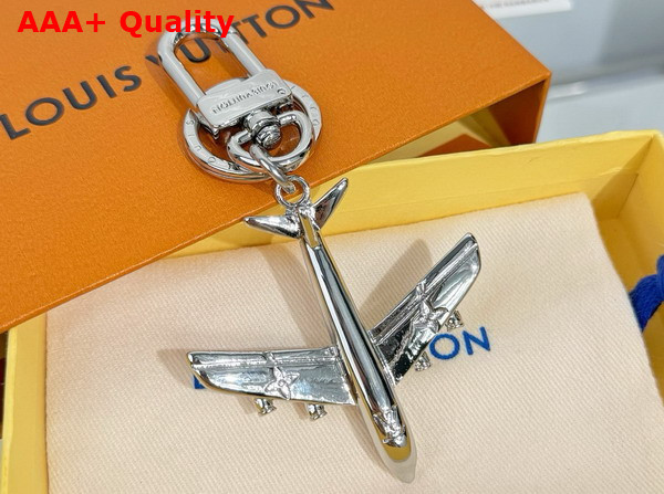 LV Plane Key Holder and Bag Charm in Gold Toned Metal M02542 Replica