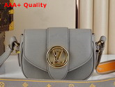 LV Pont 9 Soft PM Gris Calfskin M58728 Replica