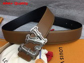 LV Ranch 40mm Reversible Belt in Brown Calf Leather M8468U Replica