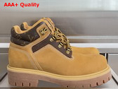 LV Remix Ankle Boot in Beige Nubuck Calf Lather 1AIZLT Replica
