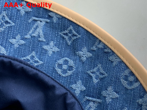 LV Remix Bucket Hat in Denim Blue Monogram Denim M7279M Replica