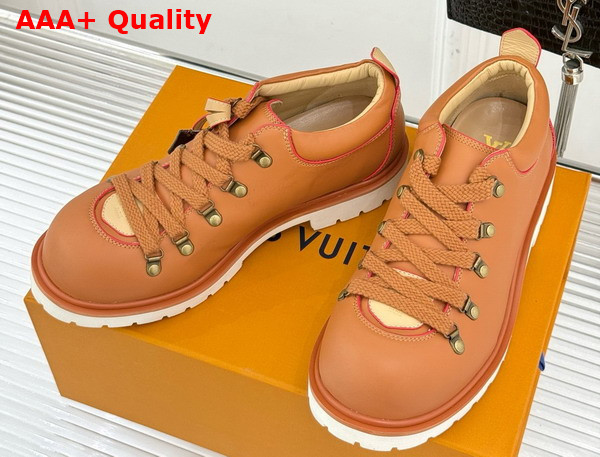 LV Remix Derby in Beige Plain Calf Leather 1AIJ78 Replica