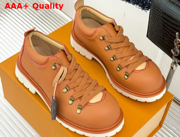 LV Remix Derby in Beige Plain Calf Leather 1AIJ78 Replica