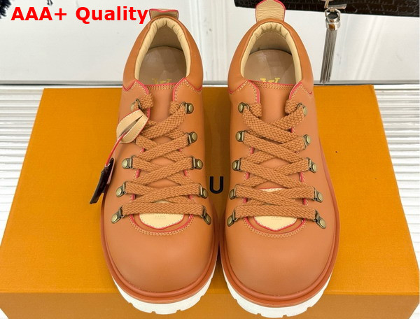 LV Remix Derby in Beige Plain Calf Leather 1AIJ78 Replica