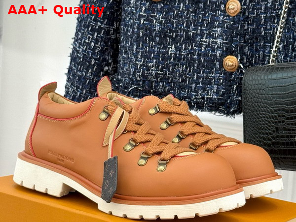 LV Remix Derby in Beige Plain Calf Leather 1AIJ78 Replica